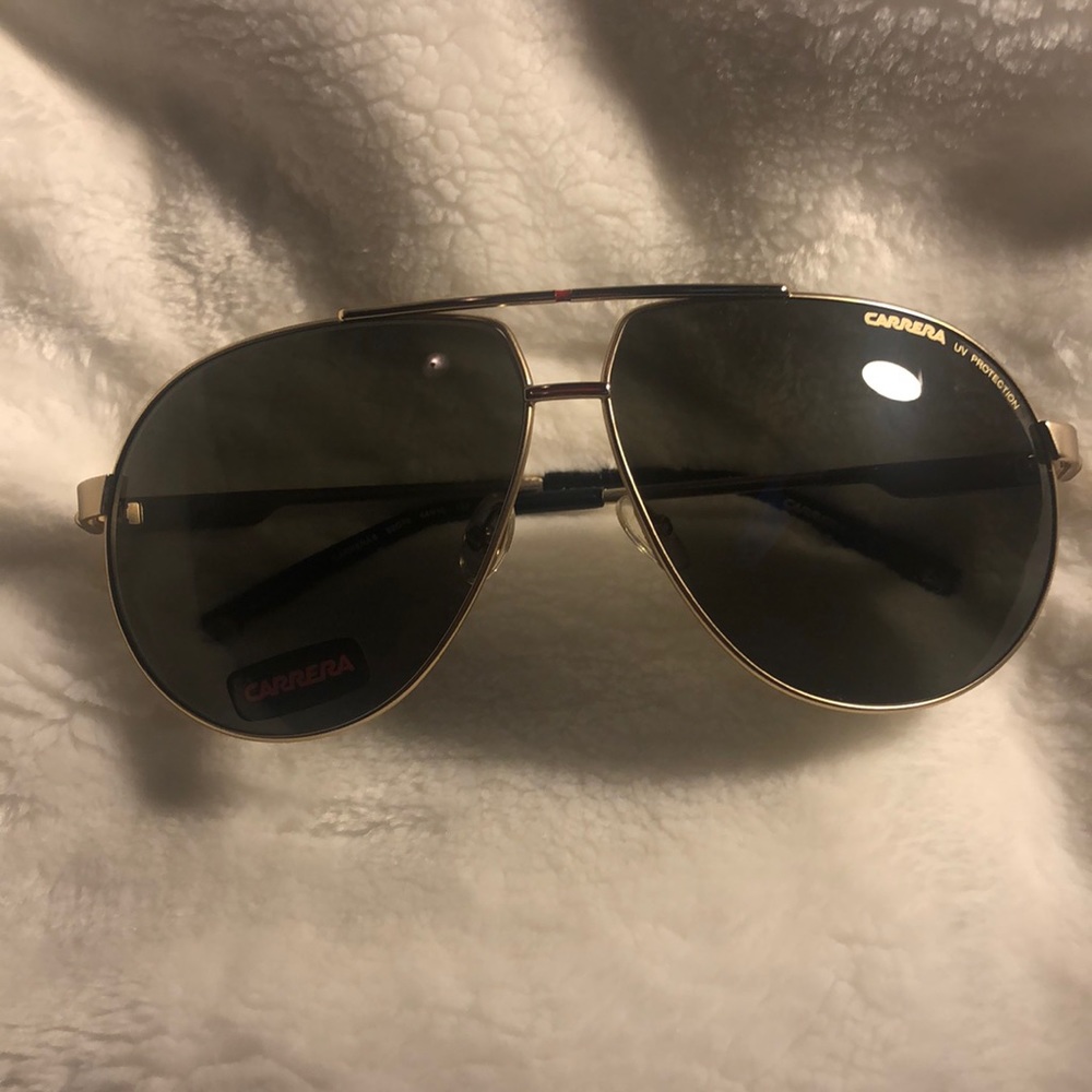 Carrera Large Aviator Sunglasses Gem